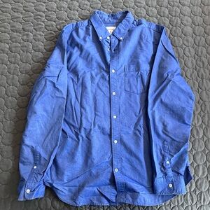 GAP Classic Blue Casual Button-Down Shirt